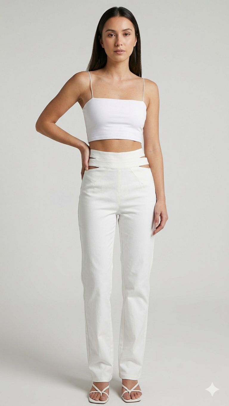 Calça Branca Blitz
