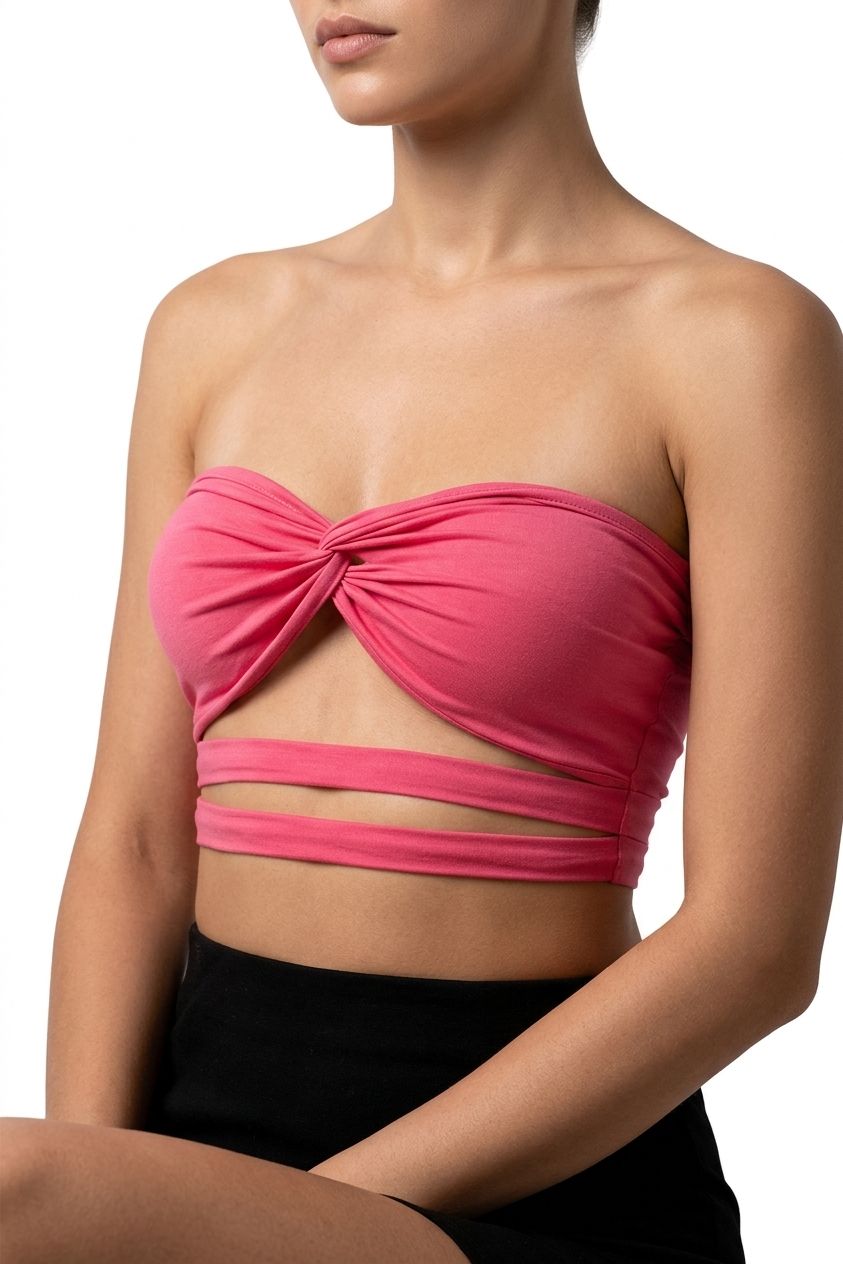 Top Cropped Pink